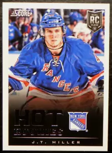 2013-14 13/14 Score Hot Rookies #608 J.T. Miller New York Rangers - Bild 1 von 2