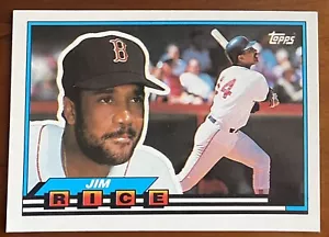 1989 Topps Big JIM RICE #18 HOF Red Sox - Picture 1 of 2