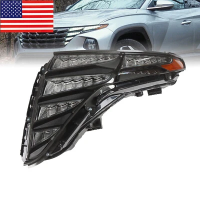 LED DRL Headlight For 2022-2023 Hyundai Tucson Driver Side Black 92207CW010 - Image 1 of 4