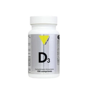 Vitamin D3 – 800 UI (20 Mcg) – 100 Tablets Vitall+ - Picture 1 of 1