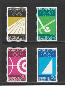 GERMANY SCOTT B446 - B449 MNH SET - 1969 OLYMPICS '72 SEMI-POSTAL ISSUE - Picture 1 of 2