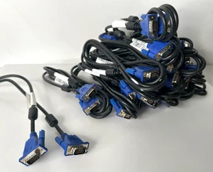 VGA, Monitor-Computer Kabel, 1.80m, schwarz/blau (HOTRON E246588) - Bild 1 von 2