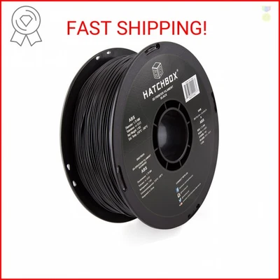HATCHBOX ABS 3D Printer Filament, Dimensional Accuracy +/- 0.03 mm, 1 kg Spool,  - Image 1 of 2