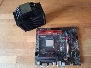 MSI B450M AM4 motherboard + Ryzen 7 2700X + Vengeance LPX RAM + Be Quiet! - used - Picture 1 of 13