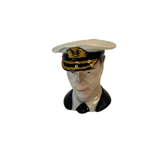 Royal Winton King George VI Grimwades Creamer Character Toby 3 1/2" - Picture 1 of 7