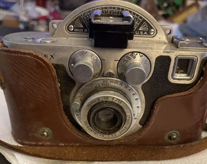 Universal Camera Co. Mercury II Model CX 35mm Camera & Case C. 1945 Untested - Picture 1 of 6