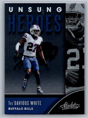 2020 Panini Absolute #UH-TW Tre'Davious White Unsung Heroes - Image 1 of 2