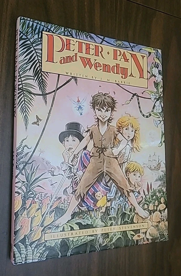 Peter Pan: Peter Pan and Wendy by J. M. Barrie (1984, HARDCOVER w/DJ) RARE - Image 1 of 4