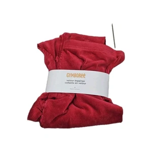 Neu Gymboree Mädchen Winter Urlaub rot gerippt Velours Leggings Gr. 5 - Bild 1 von 3