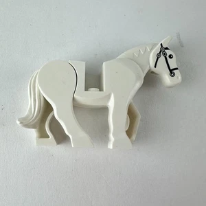 Lego Minifig White Horse - Picture 1 of 2