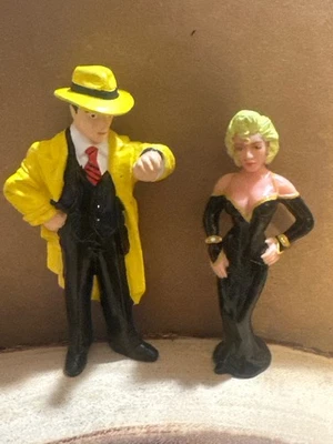 Figura de acción Dick Tracy Detective 4” de colección (1990) juguete de PVC Applause Disney Foto 1 de 3