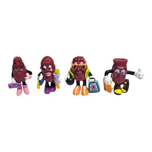 (4) California Raisins PVC Figures Hardee’s Toys Calrab 90s Benny Buster Anita - Picture 1 of 12
