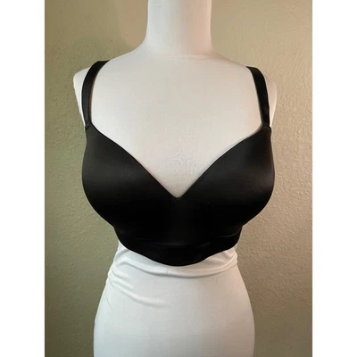 NWOT Soma Black Enbliss Lace Wireless Longline Bra 36DD - Image 1 of 3