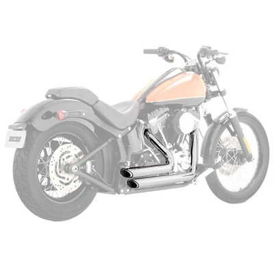 Vance & Hines Shortshots Staggered Chrome Exhaust System (17221) Foto 1 de 2