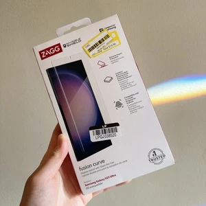 ZAGG InvisibleShield Fusion Curve Hybrid Screen Protector Galaxy S23 Ultra - New - Picture 1 of 4
