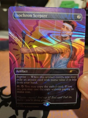 MTG Isochron Scepter NM Halo Foil In Hand  - Image 1 of 2