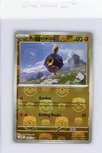 Roggenrola 043/086 MASTER BALL PATTERN sv11W White Flare MINT *US SELLER* - Picture 1 of 3