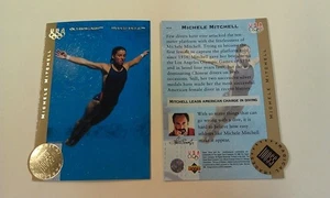 Michele Mitchell Diving 1996 UD Upper Deck Olympic Card USA Gold Champions - Picture 1 of 1