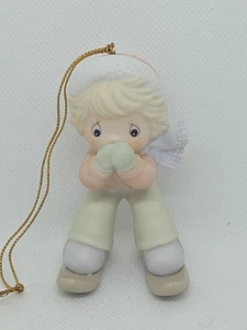 Precious Moments Ornament It's So Uplifting To Have Friend Like You 1993 Skifahren - Bild 1 von 5