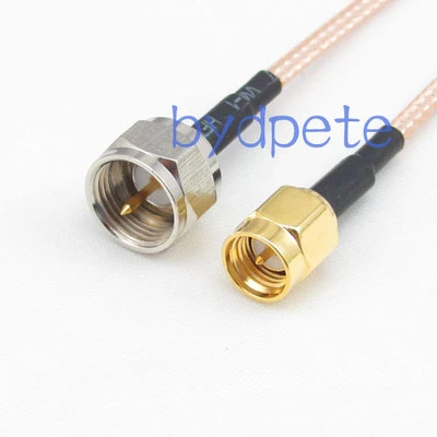 8inch RG316 F male plug to SMA male plug RF Pigtail Caox Jumper Cable 20cm - Image 1 of 4