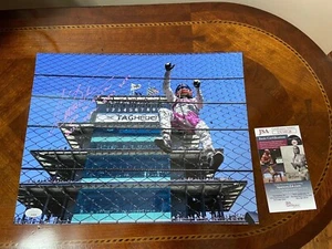 Helio Castroneves Signed 11x14 Photo Indy Racing- NASCAR JSA COA - Picture 1 of 2