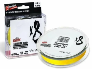 Sufix X8 Braid Hot Yellow 300m 0,14mm - 0,28mm Braided line Tresses - Foto 1 di 1
