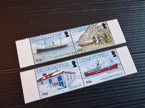 SOUTH GEORGIA 2009 SG 483-486 CENT OF POST OFFICE MNH Cover