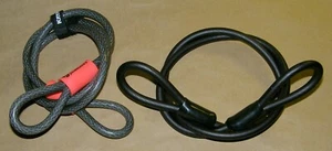Sunlite & Kryptonite Fahrrad Sicherheitskabel 2 Stück - Bild 1 von 5