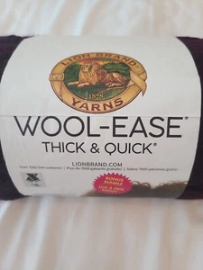 Lion Brand Wool-Ease Thick & Quick Yarn 4 Pack! Gift & Bonus Patterns Included! - Picture 1 of 3