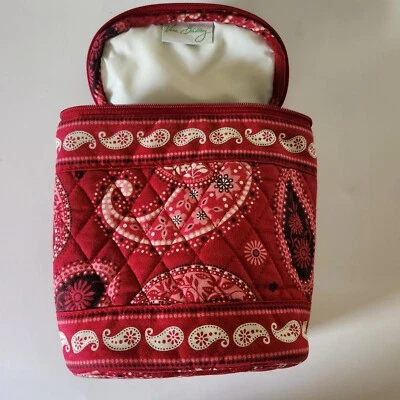 Vera Bradley Mesa Red Paisley Small Lunch Bag Insulated Retired - Image 1 of 4