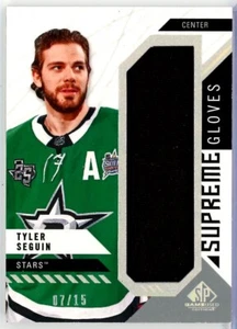 2018-19 SP Game Used Supreme Gloves #PASE Tyler Seguin GLOVE /15 - Dallas Stars - Picture 1 of 2