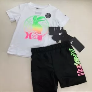 Hurley cute neon colorful shorts set 2273 - Picture 1 of 5