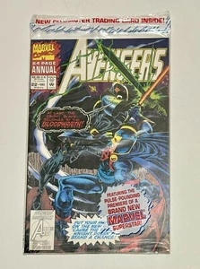 Avengers Annual #22 Marvel Comics 1993 Sealed with Bloodwraith Trading Card - Picture 1 of 2
