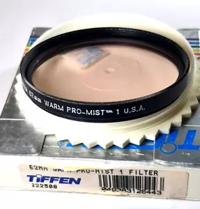 TiFFEN 62mm Warm Pro-Mist 1 62WPM1 62 mm E62 Authentic Warming Soften Skin USA - Picture 1 of 7