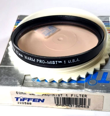 TiFFEN 62mm Warm Pro-Mist 1 62WPM1 62 mm E62 Authentic Warming Soften Skin USA - Image 1 of 4