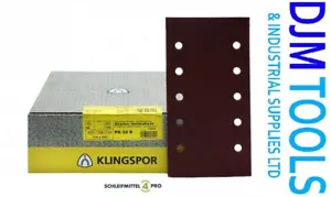 Sanding Strips KLINGSPOR PS 22 K Velour-Backed, 115 X 230 MM, Set Of 80, P120 - Picture 1 of 1