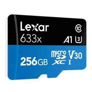 Lexar 633X Micro sd card 256GB 128GB 64GB 32GB 95MB/s 512GB 100MB/s Memory card - Picture 1 of 9