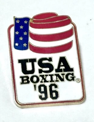 1996 Olympic Pin USA Boxing  Lapel Pin Vintage . - Image 1 of 2