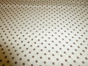 NEU Stoff 100 % Baumwolle Patchwork Baumwollstoffe Punkte gepunktet beige braun - Bild 1 von 1
