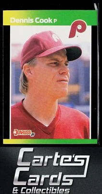 Dennis Cook 1989 Donruss Baseball's Best #327 Philadelphia Phillies - Image 1 of 2