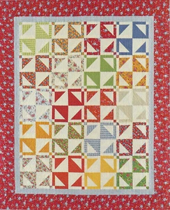 A Tisket, A Tasket Quilt Quiltmuster Anleitung (3 Größen) - Bild 1 von 1