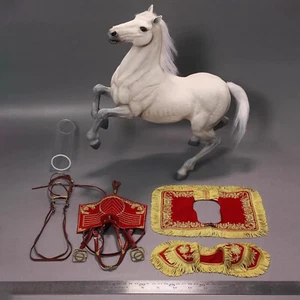 Modelo de postura de pie de caballo de guerra blanco 1/6 para figura de acción de 12"" regalo DID E60078 - Imagen 1 de 15