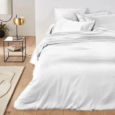 COPRIPIUMINO MATRIMONIALE RASO DI COTONE LISCIO SACCO PIUMONE 2 FEDERE 2 PIAZZE - Immagine 1 di 4