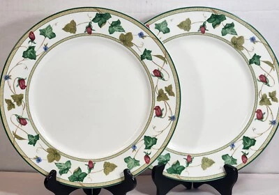 Juego de 2 platos de cena Lenox Casual Images TERRAZA DE VERANO sin usar de 11 pulgadas de ancho Japón Foto 1 de 4