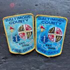 Lot 2x Vintage BALTIMORE COUNTY Fire Department Patches - Baltimore, MD
