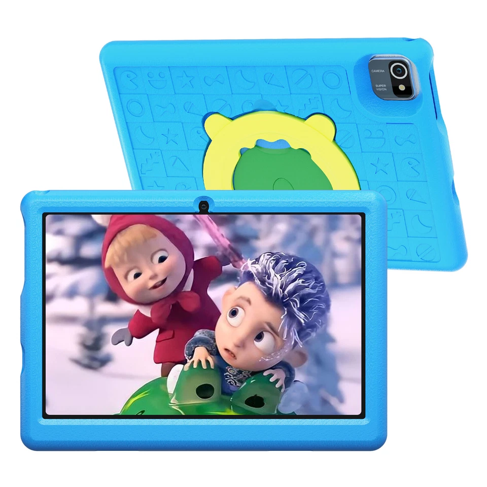 Tablet Kids 10 inch Android 12 5000mAh 2GB+32GB  Quad Core Bluetooth WIFI Blue - Image 1 of 4