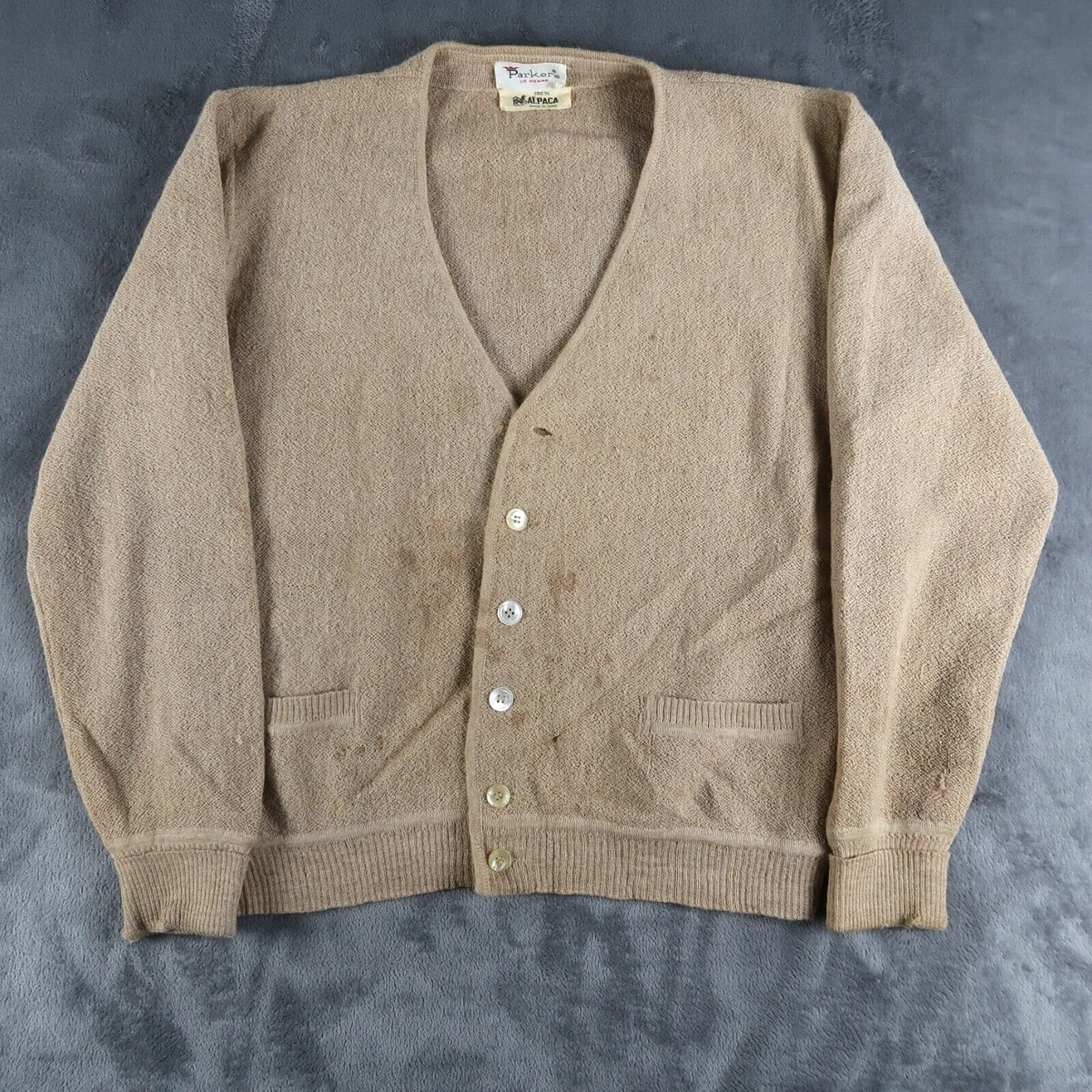 Vintage Alpaca Cardigan In Men's Vintage Sweaters for sale | eBay
