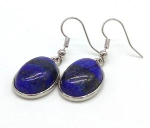 Orecchini con cabochon in Lapislazzuli - Foto 1 di 1
