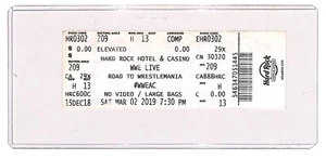 WWE Live Event DREW McINTYRE v DEAN AMBROSE wrestling ticket stub March 2019 wwf - Picture 1 of 2