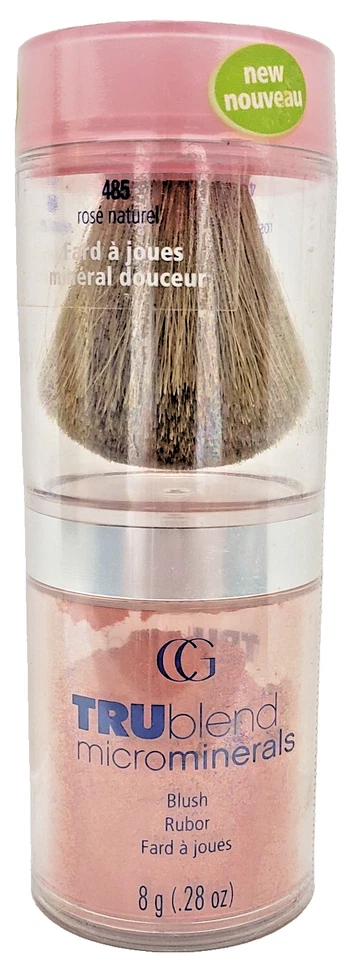 NEW Covergirl TRUblend microminerals BLUSH-485 NATURAL ROSE - Image 1 of 1